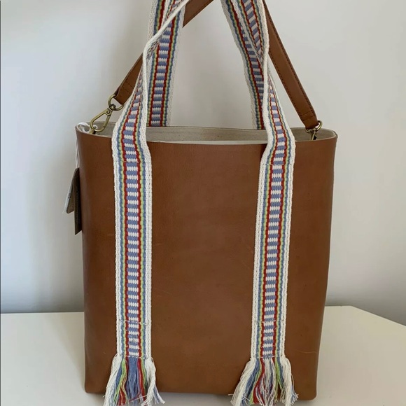 Madewell Medium Transport Tote: Woven Handle - Picture 4 of 10